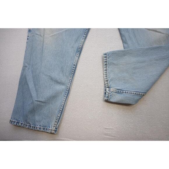 Levi's 550 Relaxed Fit Straight Blue Denim Jeans Rugged Mens Sz 40 x 31(Altered) - Picture 3 of 16